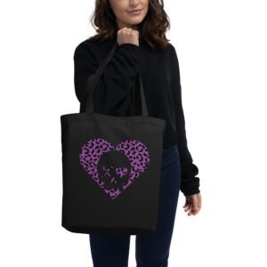 bolso-algodon-organico-corazon-calavera-leopardo-morado